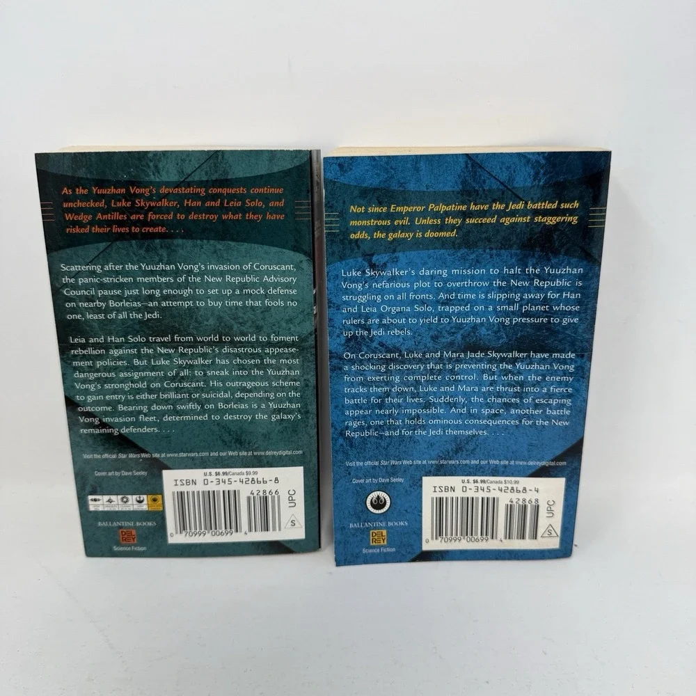 Star Wars: The New Jedi Order,‎ Rebel Dream & Rebel Stand Paperback Books
